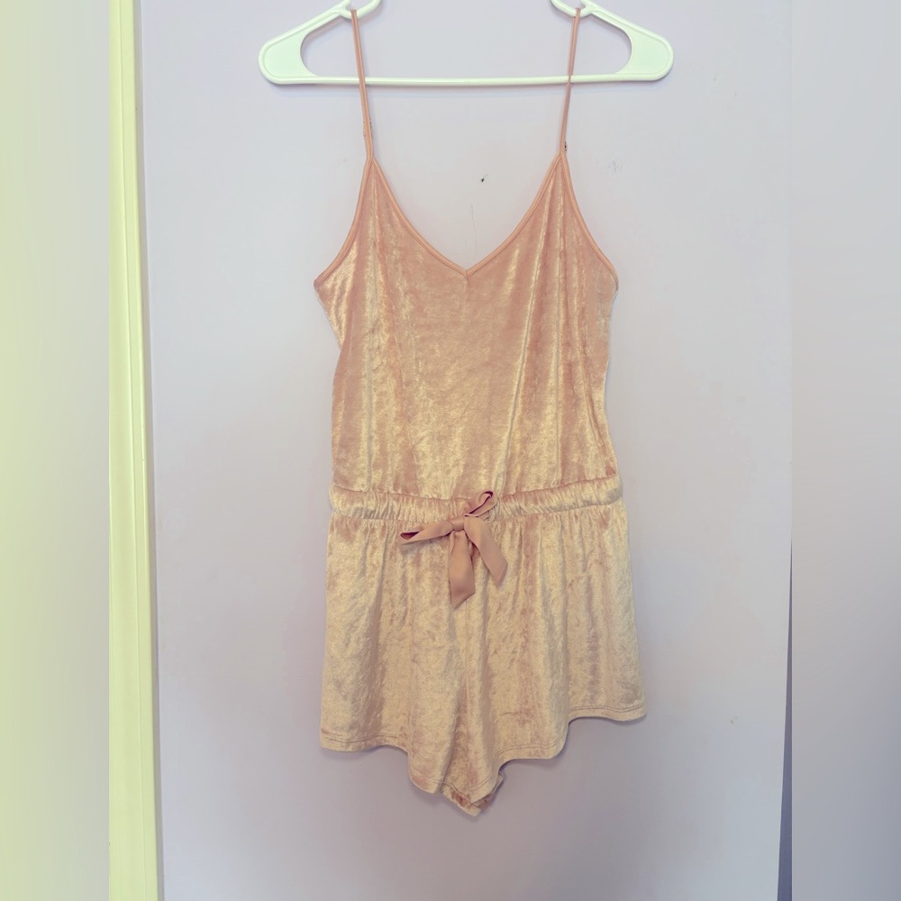 Victoria’s Secret Velour Pajama Romper